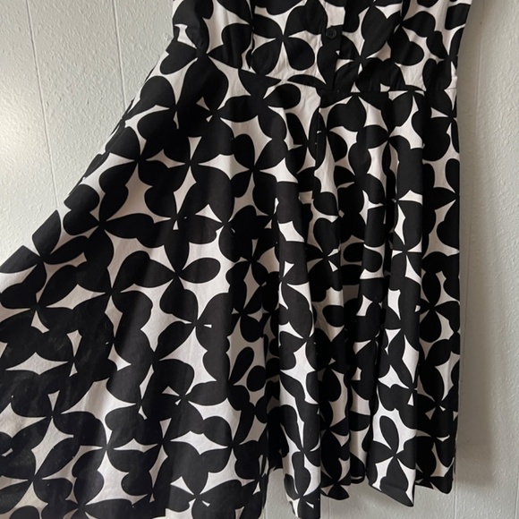 INC Y2K Floral Fit & Flare Dress Womens 6 Party Cocktail Wedding Guest Spring - Picture 5 of 12